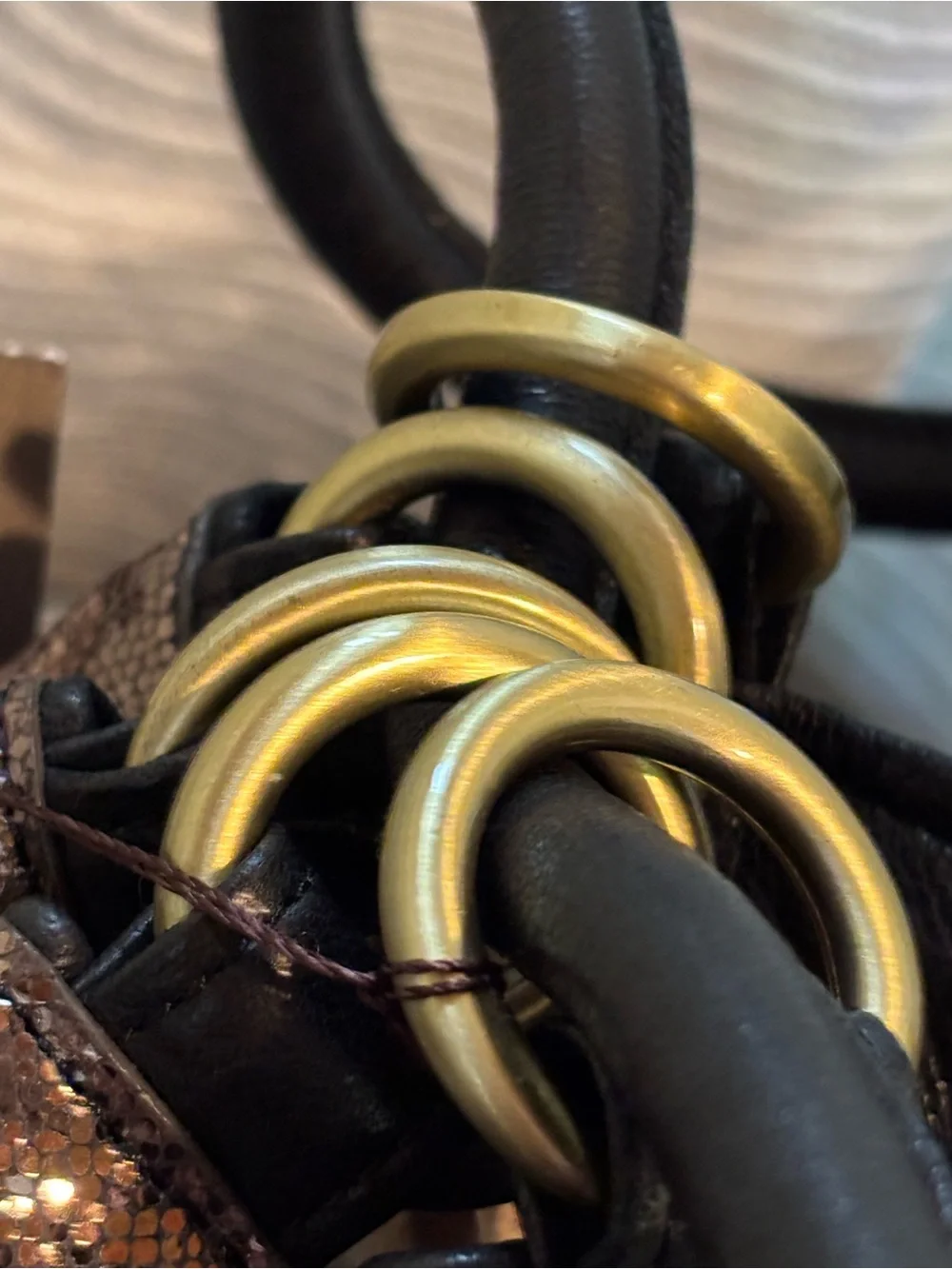 ✨ RARE FIND! Kooba Mimi Bronze Italian Lambskin Handbag ✨